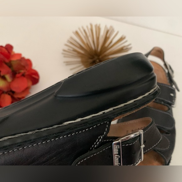 Finn Comfort Women’s Saloniki sandals black and white Size 38 ( 7 - 7.5 ) - Picture 3 of 15